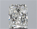 Natural Diamond 1.30 Carats, Radiant with  Cut, H Color, VS1 Clarity and Certified by GIA