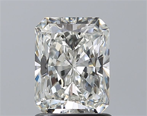 Picture of Natural Diamond 1.30 Carats, Radiant with  Cut, H Color, VS1 Clarity and Certified by GIA