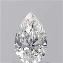 Natural Diamond 0.70 Carats, Pear with  Cut, E Color, VS2 Clarity and Certified by GIA