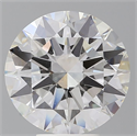 Lab Grown Diamond 6.05 Carats, Round with Excellent Cut, F Color, VVS2 Clarity and Certified by IGI