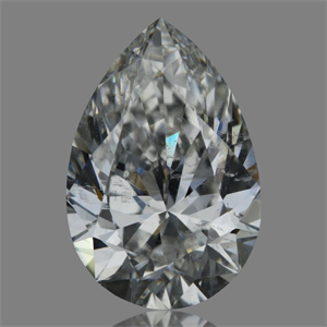 Picture of Natural Diamond 1.00 Carats, Pear with  Cut, G Color, SI2 Clarity and Certified by GIA
