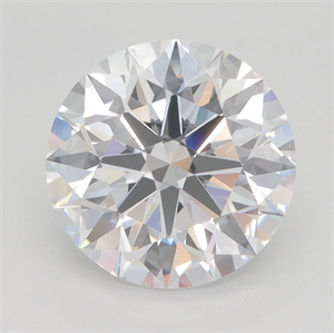 Picture of Lab Grown Diamond 4.16 Carats, Round with Ideal Cut, E Color, VVS1 Clarity and Certified by IGI
