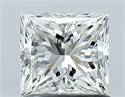 Natural Diamond 1.00 Carats, Princess with  Cut, I Color, VS1 Clarity and Certified by GIA