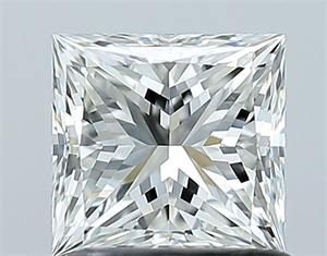 Picture of Natural Diamond 1.00 Carats, Princess with  Cut, I Color, VS1 Clarity and Certified by GIA