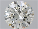 Diamante Natural 2.01 quilates, Redondo , Color J, claridad VS1 y certificado GIA