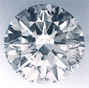 2.00 carat Round natural diamond F SI2 Clarity Enhanced, Ideal- cut and certified by CGL