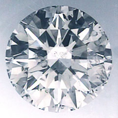 Picture of 2.00 carat Round natural diamond F SI2 Clarity Enhanced, Ideal- cut and certified by CGL