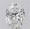 Diamante Natural 1.01 quilates, Ovalado , Color D, claridad SI1 y certificado GIA