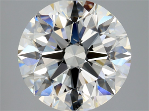 Foto Diamante Natural 2.54 quilates, Redondo , Color J, claridad SI1 y certificado GIA de