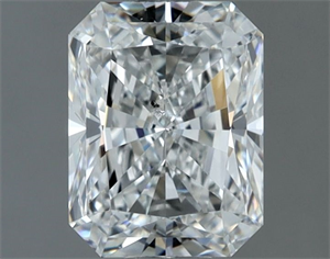 Picture of Natural Diamond 1.21 Carats, Radiant with  Cut, F Color, SI1 Clarity and Certified by GIA