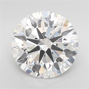 Picture of Lab Grown Diamond 5.53 Carats, Round with Ideal Cut, F Color, VVS2 Clarity and Certified by IGI