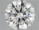 Del inventario de diamantes de laboratorio, 2.68 quilates, Redondo , Color E, claridad VS1 y certificado GIA