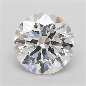 Picture of Lab Grown Diamond 8.03 Carats, Round with Ideal Cut, F Color, VVS2 Clarity and Certified by IGI