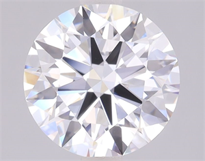 Picture of Lab Grown Diamond 2.31 Carats, Round with Ideal Cut, D Color, IF Clarity and Certified by IGI