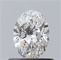 Diamante Natural 0.50 quilates, Ovalado , Color E, claridad VS1 y certificado GIA