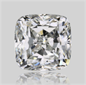 Natural Diamond 1.51 Carats, Cushion with  Cut, H Color, SI1 Clarity and Certified by GIA
