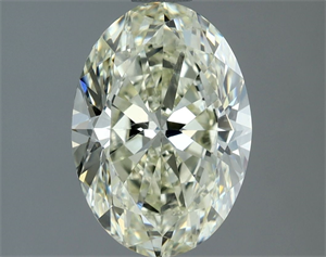 Picture of Natural Diamond 1.51 Carats, Oval with  Cut, L Color, SI1 Clarity and Certified by IGI