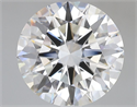 Lab Grown Diamond 4.02 Carats, Round with Ideal Cut, E Color, VVS2 Clarity and Certified by IGI
