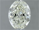 Diamante Natural 0.70 quilates, Ovalado , Color J, claridad VVS1 y certificado IGI