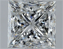 Diamante Natural 2.40 quilates, Princesa , Color F, claridad VS2 y certificado GIA