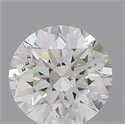 Natural Diamond 0.40 Carats, Round with Excellent Cut, H Color, SI1 Clarity and Certified by IGI