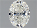 Natural Diamond 1.53 Carats, Oval with  Cut, H Color, SI1 Clarity and Certified by GIA
