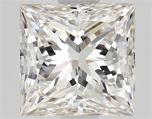 Picture of Natural Diamond 1.01 Carats, Princess with  Cut, H Color, VS1 Clarity and Certified by GIA