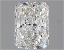 Natural Diamond 1.50 Carats, Radiant with  Cut, E Color, SI1 Clarity and Certified by GIA