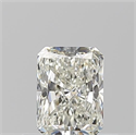 Natural Diamond 0.56 Carats, Radiant with  Cut, J Color, VVS1 Clarity and Certified by GIA