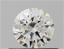 Diamante Natural 0.40 quilates, Redondo , Color H, claridad IF y certificado GIA
