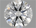 Natural Diamond 0.77 Carats, Round with Excellent Cut, F Color, IF Clarity and Certified by GIA