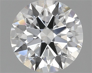 Picture of Natural Diamond 0.77 Carats, Round with Excellent Cut, F Color, IF Clarity and Certified by GIA