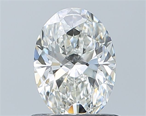 Picture of Natural Diamond 0.73 Carats, Oval with  Cut, H Color, VS1 Clarity and Certified by GIA