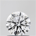 Lab Grown Diamond 0.74 Carats, Round with Ideal Cut, D Color, VVS2 Clarity and Certified by IGI