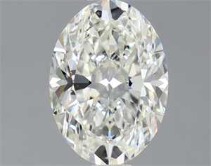 Foto Diamante Natural 1.05 quilates, Ovalado , Color H, claridad VS1 y certificado GIA de