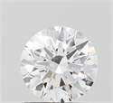 Lab Grown Diamond 1.05 Carats, Round with Excellent Cut, D Color, VVS1 Clarity and Certified by IGI