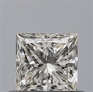 Picture of Natural Diamond 0.49 Carats, Princess with  Cut, G Color, VVS2 Clarity and Certified by IGI