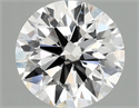 Lab Grown Diamond 1.21 Carats, Round with Ideal Cut, E Color, VS1 Clarity and Certified by IGI