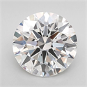 Lab Grown Diamond 3.09 Carats, Round with Ideal Cut, E Color, VS1 Clarity and Certified by IGI