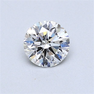 Foto Diamante Natural 0.53 quilates, Redondo , Color G, claridad SI1 y certificado GIA de