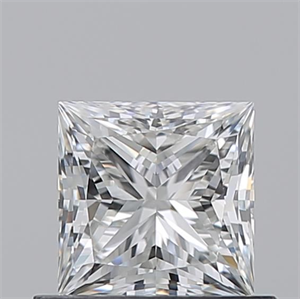 Picture of Natural Diamond 0.70 Carats, Princess with  Cut, H Color, VS1 Clarity and Certified by GIA