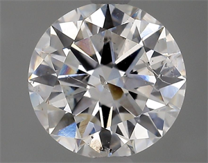Picture of Natural Diamond 1.55 Carats, Round with Excellent Cut, E Color, SI2 Clarity and Certified by HRD