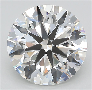 Picture of Lab Grown Diamond 5.05 Carats, Round with Ideal Cut, E Color, IF Clarity and Certified by IGI