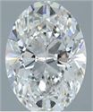 Natural Diamond 3.03 Carats, Oval with  Cut, F Color, SI2 Clarity and Certified by GIA