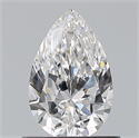 Diamante Natural 0.70 quilates, De pera , Color E, claridad VVS1 y certificado GIA