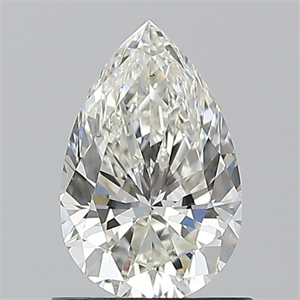 Picture of Natural Diamond 0.90 Carats, Pear with  Cut, I Color, VS2 Clarity and Certified by GIA