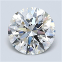 Diamante Natural 1.70 quilates, Redondo , Color H, claridad VS1 y certificado GIA