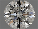 Natural Diamond 0.70 Carats, Round with Excellent Cut, H Color, VVS1 Clarity and Certified by GIA