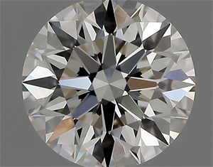 Picture of Natural Diamond 0.70 Carats, Round with Excellent Cut, H Color, VVS1 Clarity and Certified by GIA