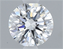 Natural Diamond 0.70 Carats, Round with Excellent Cut, D Color, VS1 Clarity and Certified by GIA